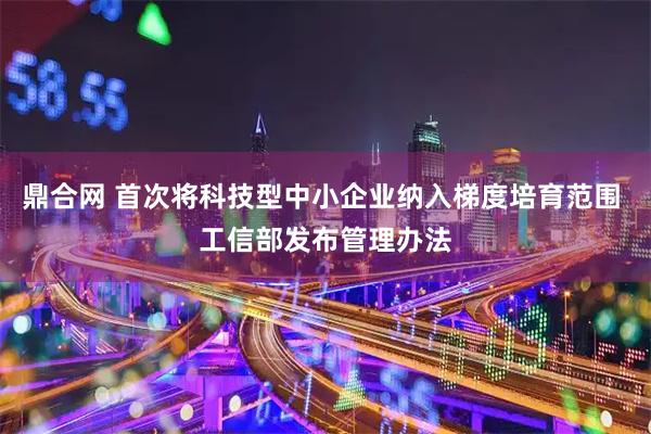 鼎合网 首次将科技型中小企业纳入梯度培育范围 工信部发布管理办法