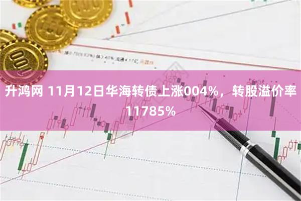 升鸿网 11月12日华海转债上涨004%，转股溢价率11785%